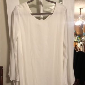 White Pink Blush Maternity Dress